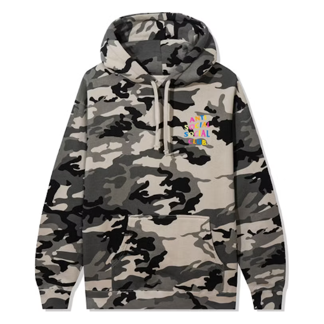 Anti Social Social Club Goodbye Forever Hoodie Forever Camo