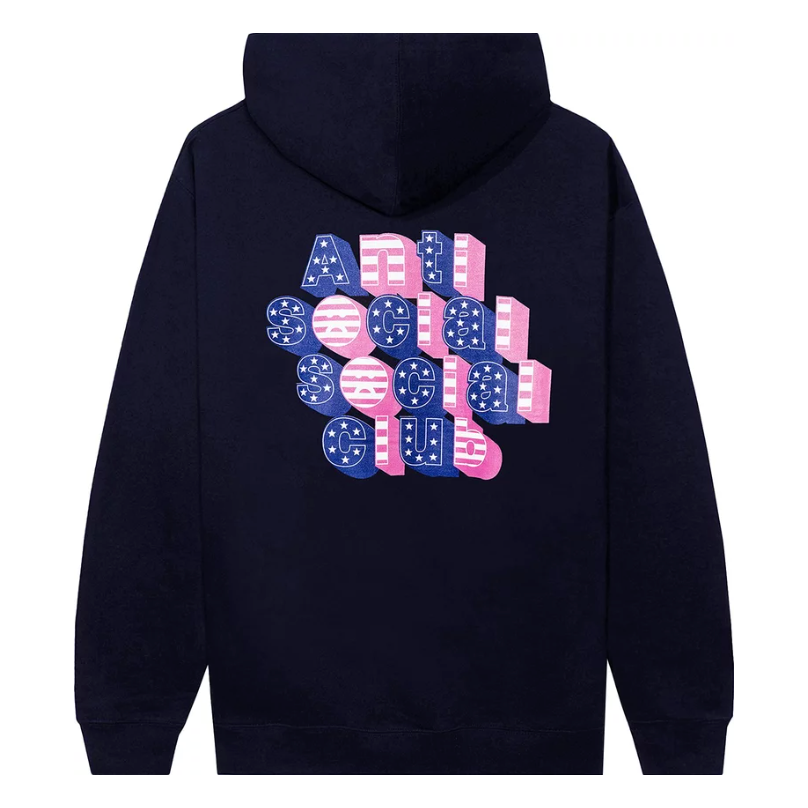 Anti Social Social Club Sign Me Up Hoodie 'Navy'