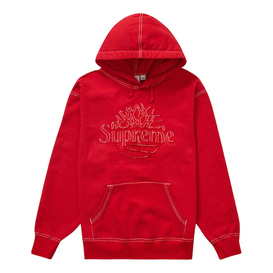 Supreme Timberland Hooded Sweatshirt (SS23) Red