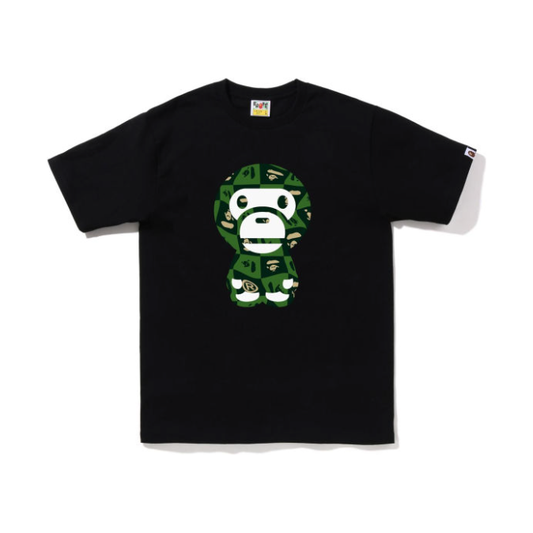 BAPE Distortion Big Baby Milo Tee