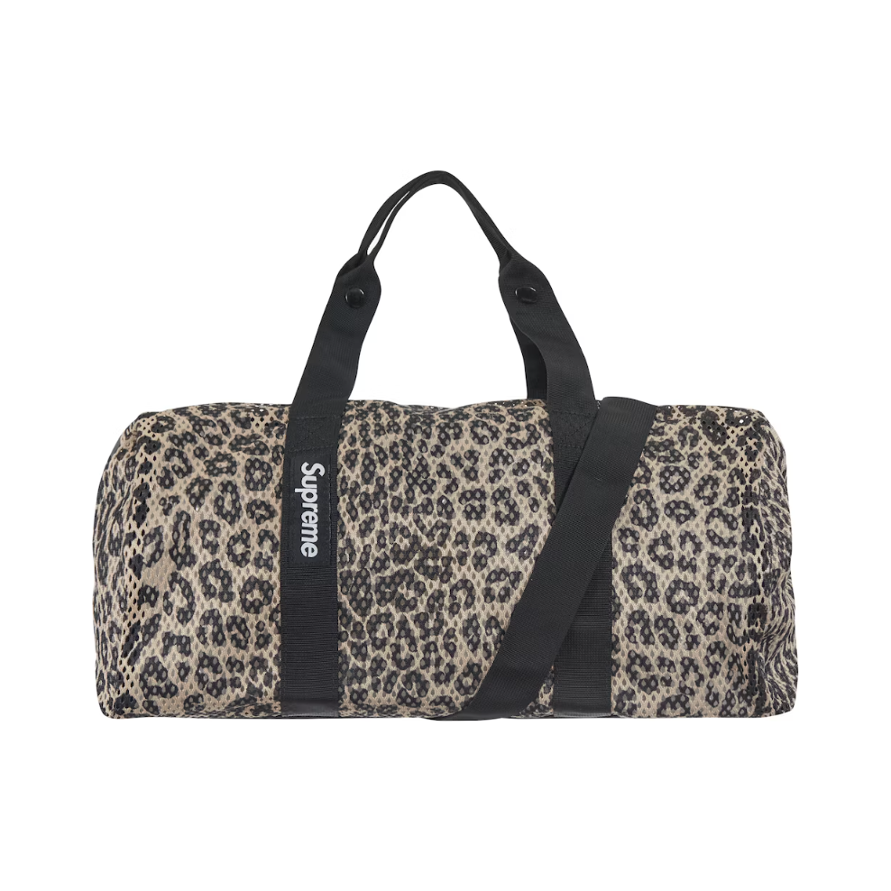 Supreme Mesh Duffle Bag (SS23) Leopard