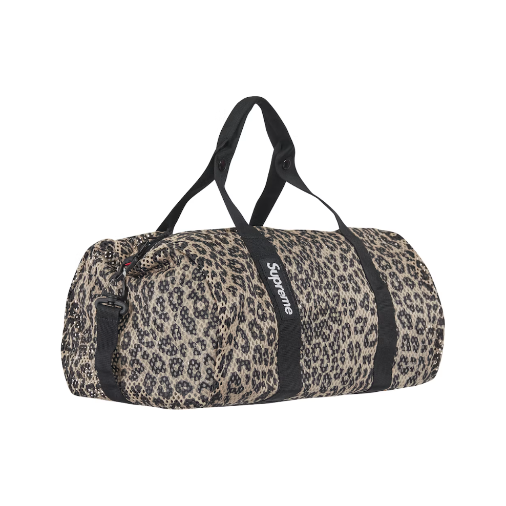 Supreme Mesh Duffle Bag (SS23) Leopard