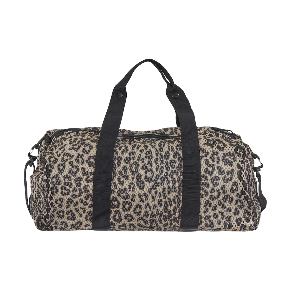 Supreme Mesh Duffle Bag (SS23) Leopard