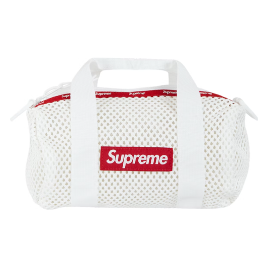 Supreme Mesh Mini Duffle Bag White