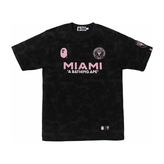 BAPE X Inter Miami CF Camo Tee Black