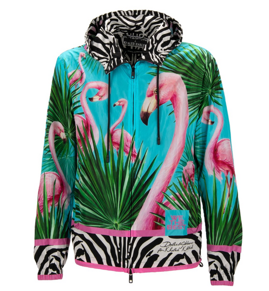 Dolce & Gabbana Kids + Dj Khaled Flamingo Windbreaker Jacket (PRE OWNED)