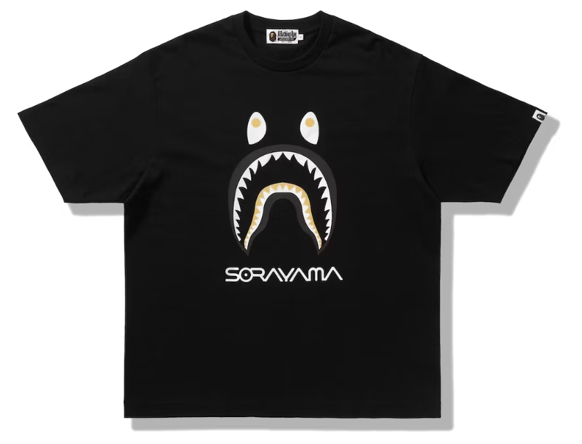 BAPE x Hajime Sorayama Shark Tee Black