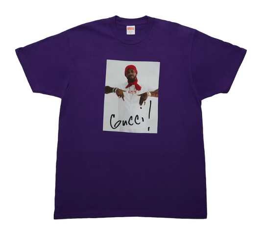 Supreme Gucci Mane Tee Purple