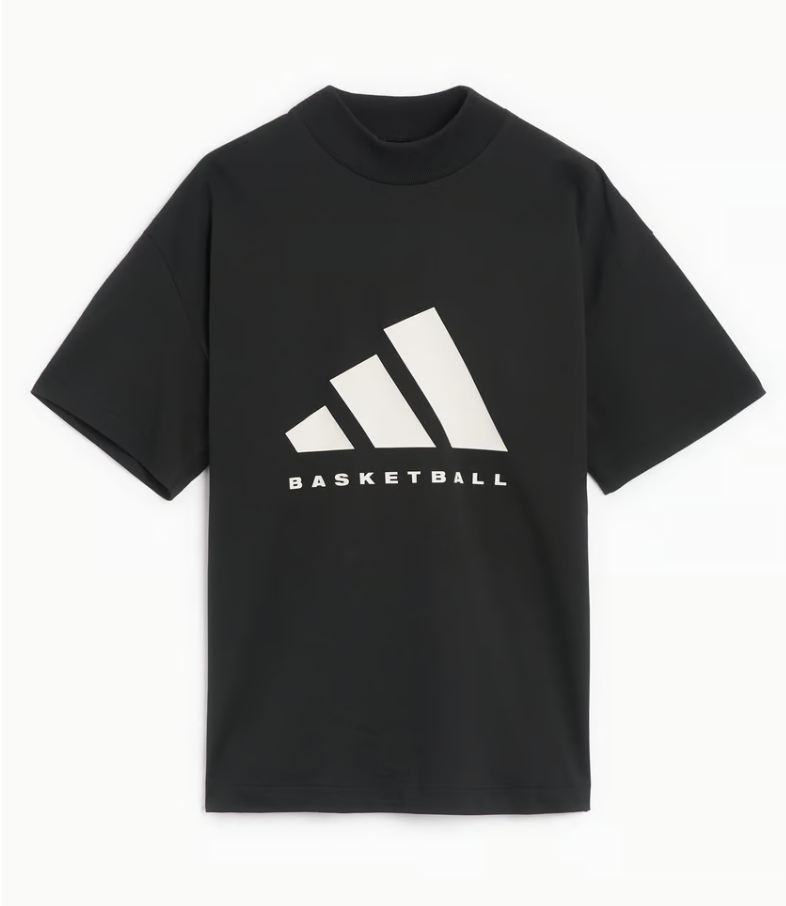 adidas Performance One Basketball Unisex Oversized T-Shirt Black