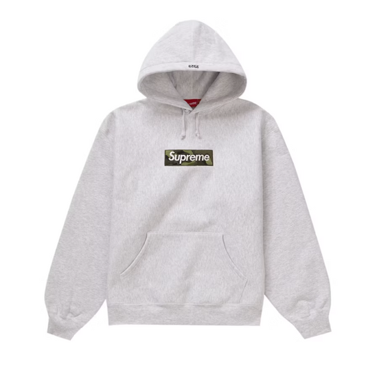 Supreme Box Logo Hooded Sweatshirt (FW23) Ash Grey