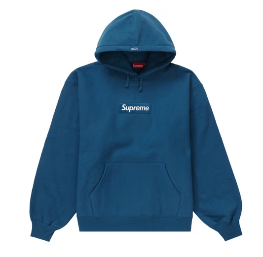 Supreme Box Logo Hooded Sweatshirt (FW23) Blue