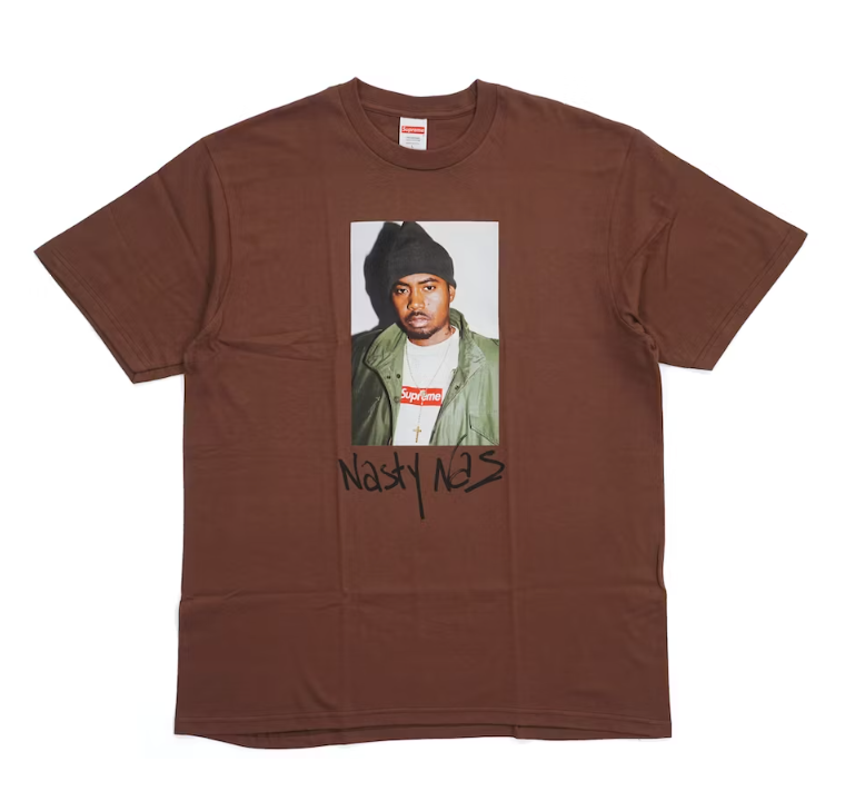 Supreme Nas Tee Brown