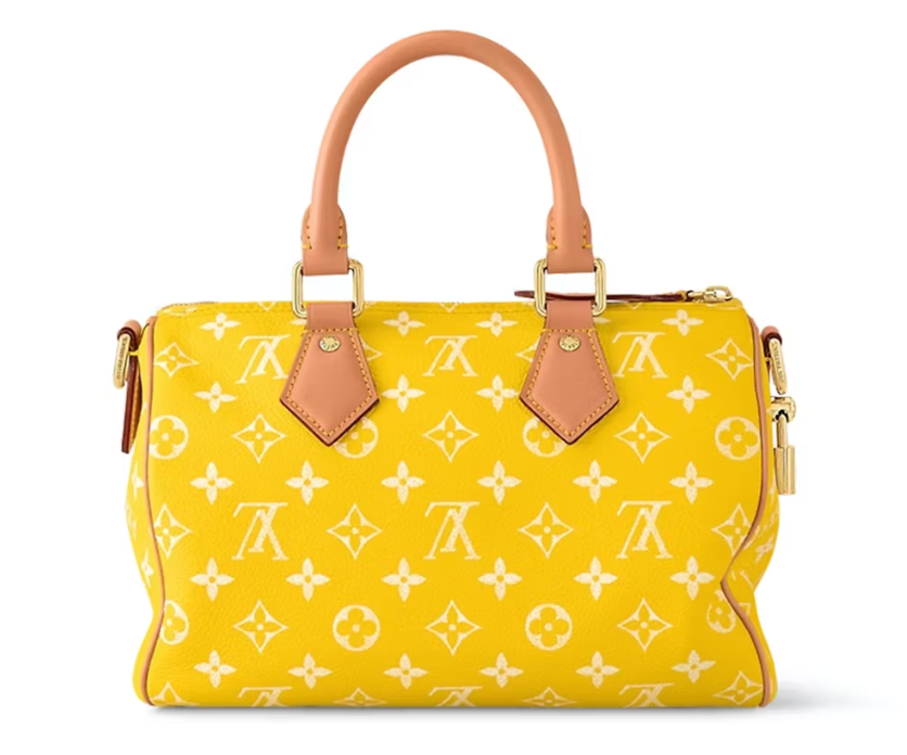 Louis Vuitton Speedy P9 Bandoulière 25 Monogram Leather Jaune Mat