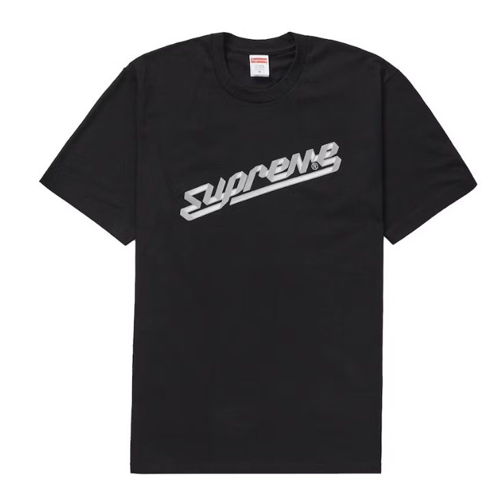 Supreme Banner Tee (FW23) Black