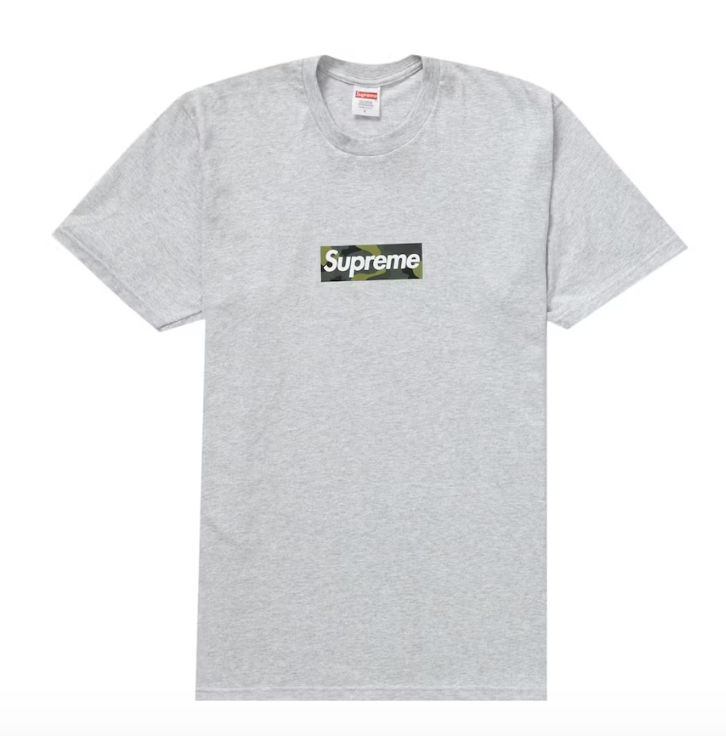 Supreme Box Logo Tee (FW23) Ash Grey