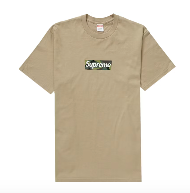 Supreme Box Logo Tee (FW23) Khaki