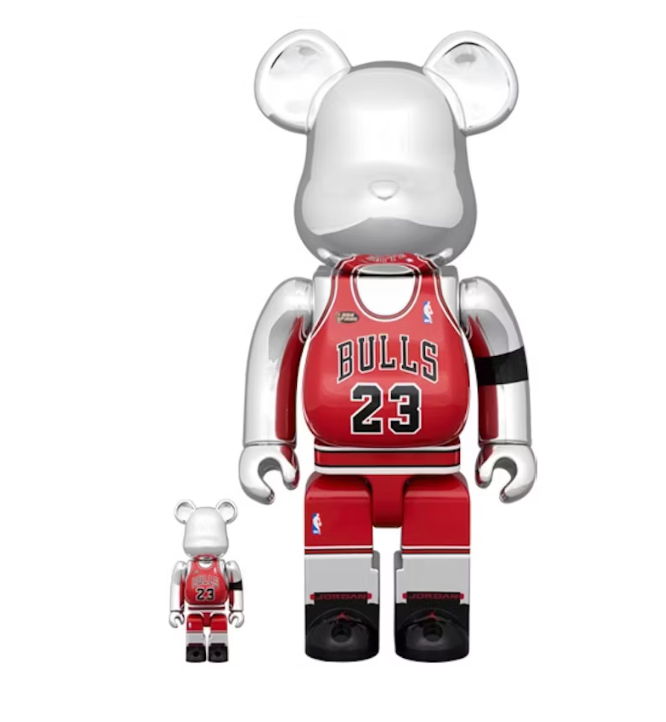 Bearbrick Michael Jordan 1998 Last Shot 100% & 400% Set