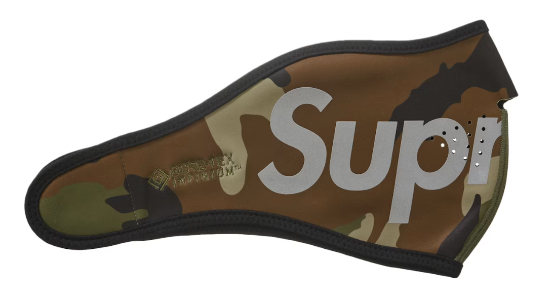 Supreme WINDSTOPPER Faskmask Woodland Camo