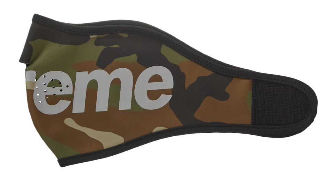 Supreme WINDSTOPPER Faskmask Woodland Camo