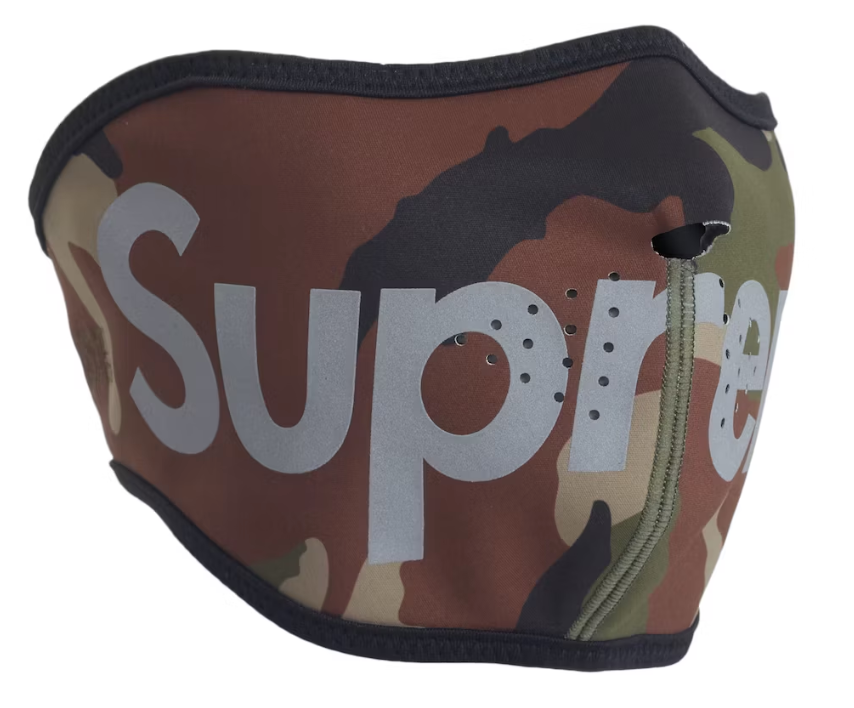 Supreme WINDSTOPPER Faskmask Woodland Camo