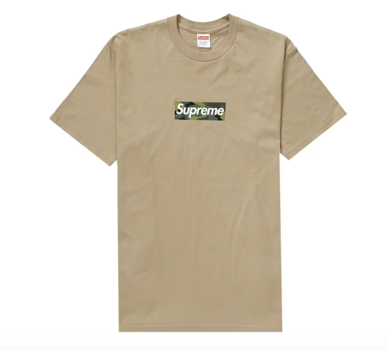 Supreme Box Logo Tee (FW23) Khaki