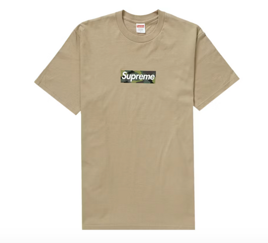 Supreme Box Logo Tee (FW23) Khaki