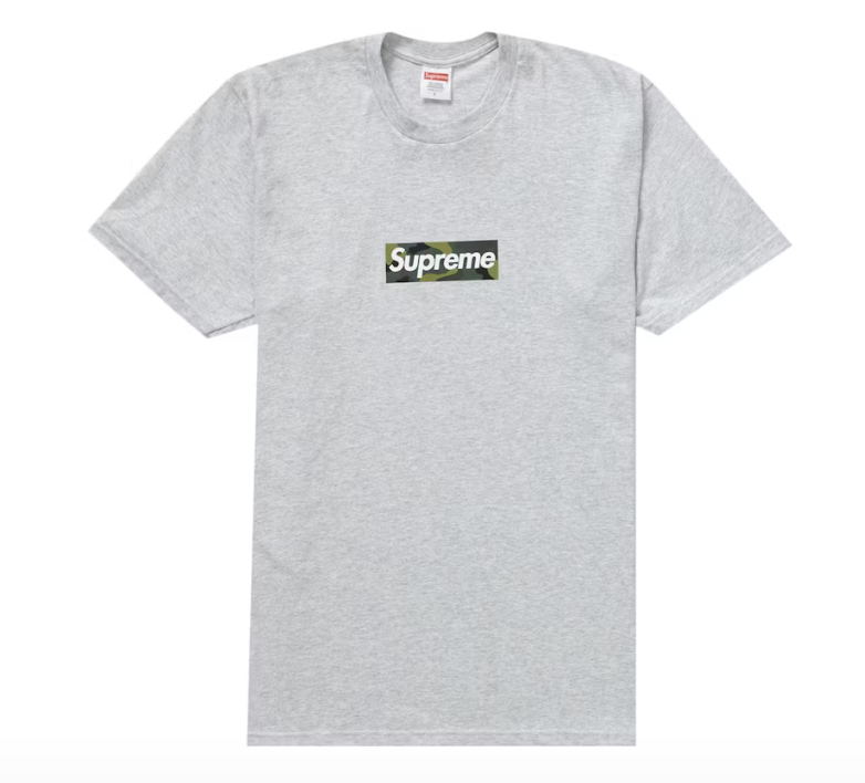 Supreme Box Logo Tee (FW23) Ash Grey