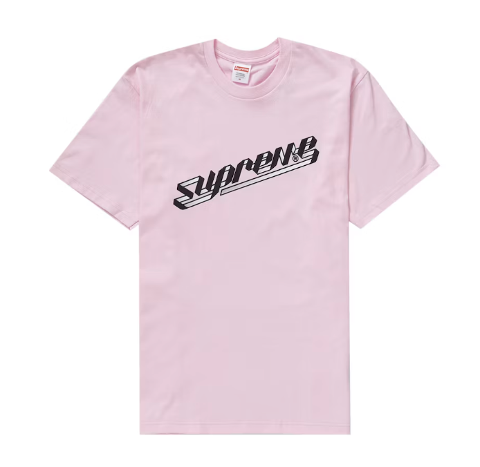 Supreme Banner Tee (FW23) Light Pink