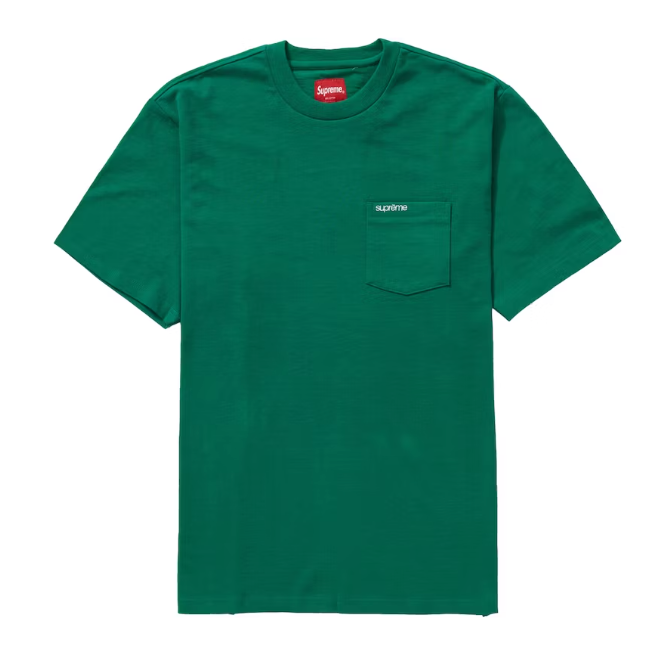 Supreme S/S Pocket Tee Green