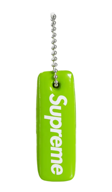 Supreme Floating Keychain Green