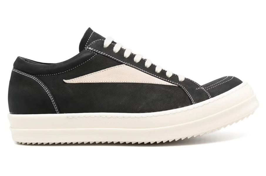 Rick Owens Porterville Vintage Low Black Milk Nubuck