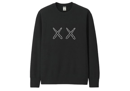 KAWS x Uniqlo x Sesame Street XX Sweatshirt (Asia Sizing) Black