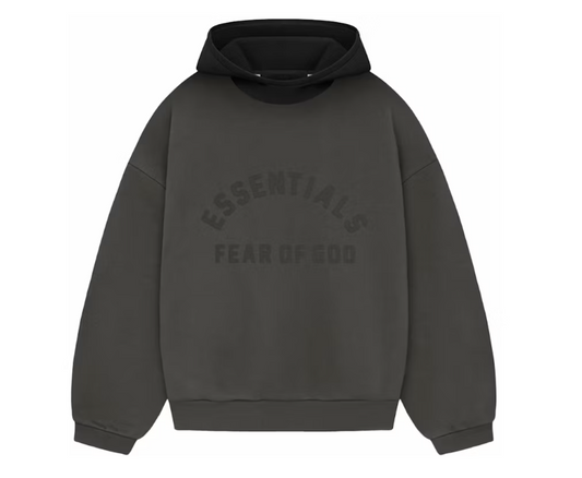 Fear of God Essentials Nylon Fleece Hoodie Ink/Jet Black