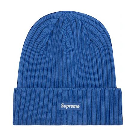 Supreme Overdyed Beanie (SS23) Blue