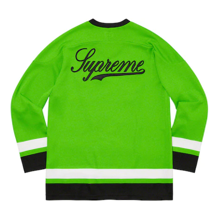 Supreme Automobili Lamborghini Hockey Jersey Lime