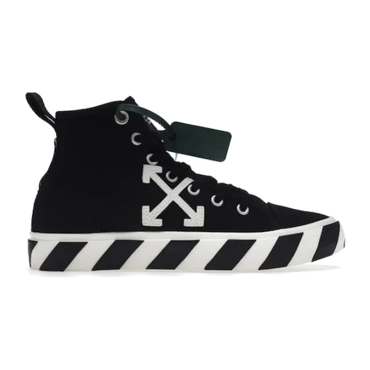 Off-White Mid Top Vulcanized Canvas Black White