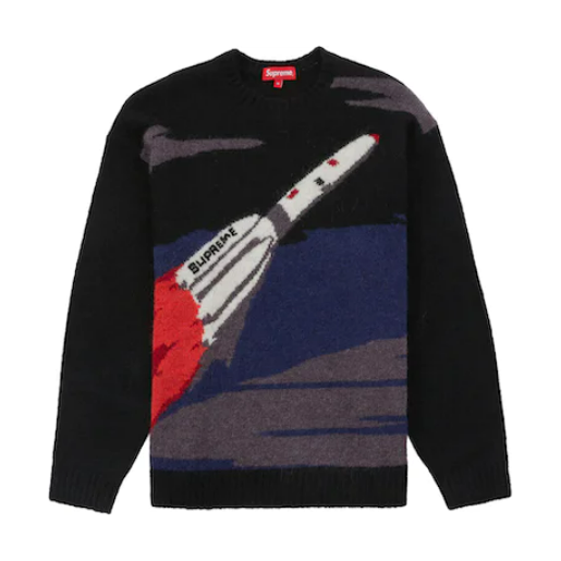 Supreme Rocket Sweater Black