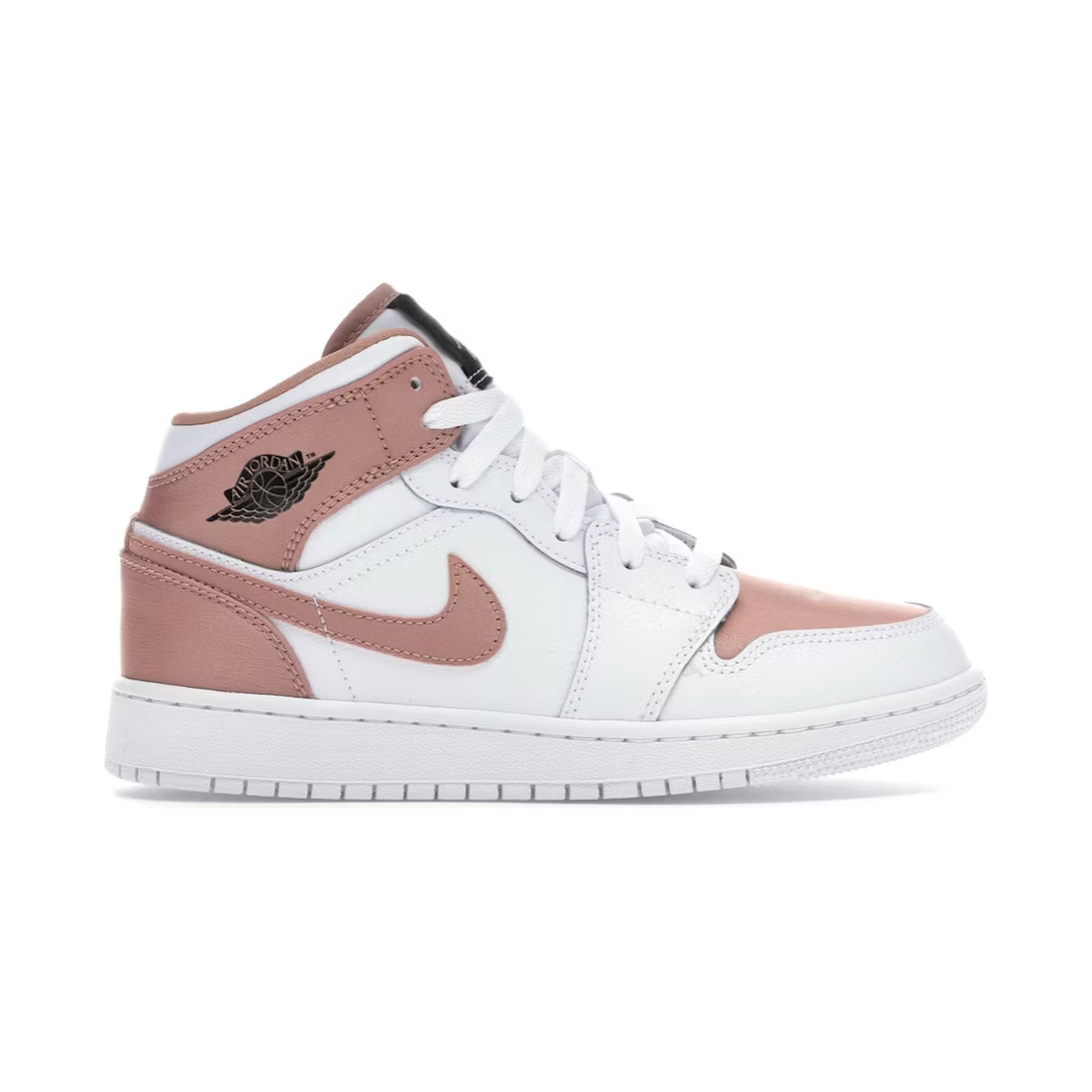 Jordan 1 mid white rose Gold (GS)