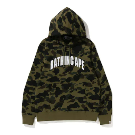 BAPE 1St Camo Pullover Hoodie (FW22) Green