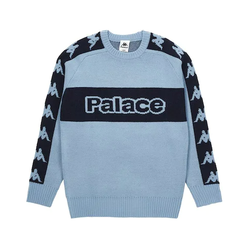 Palace x Kappa Knit Blue