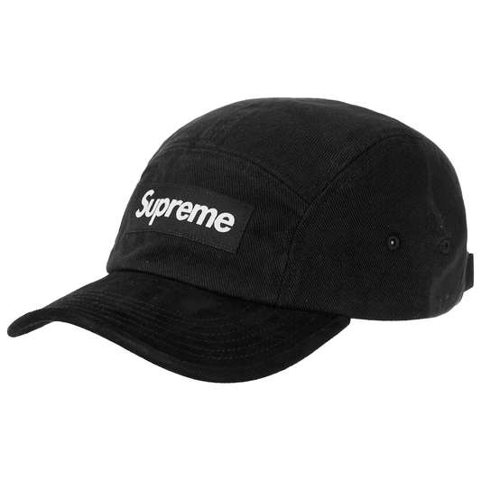 Supreme Suede Visor Camp Cap Black