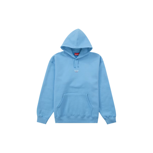 Supreme World Famous Micro Hooded Sweatshirt Light Blue