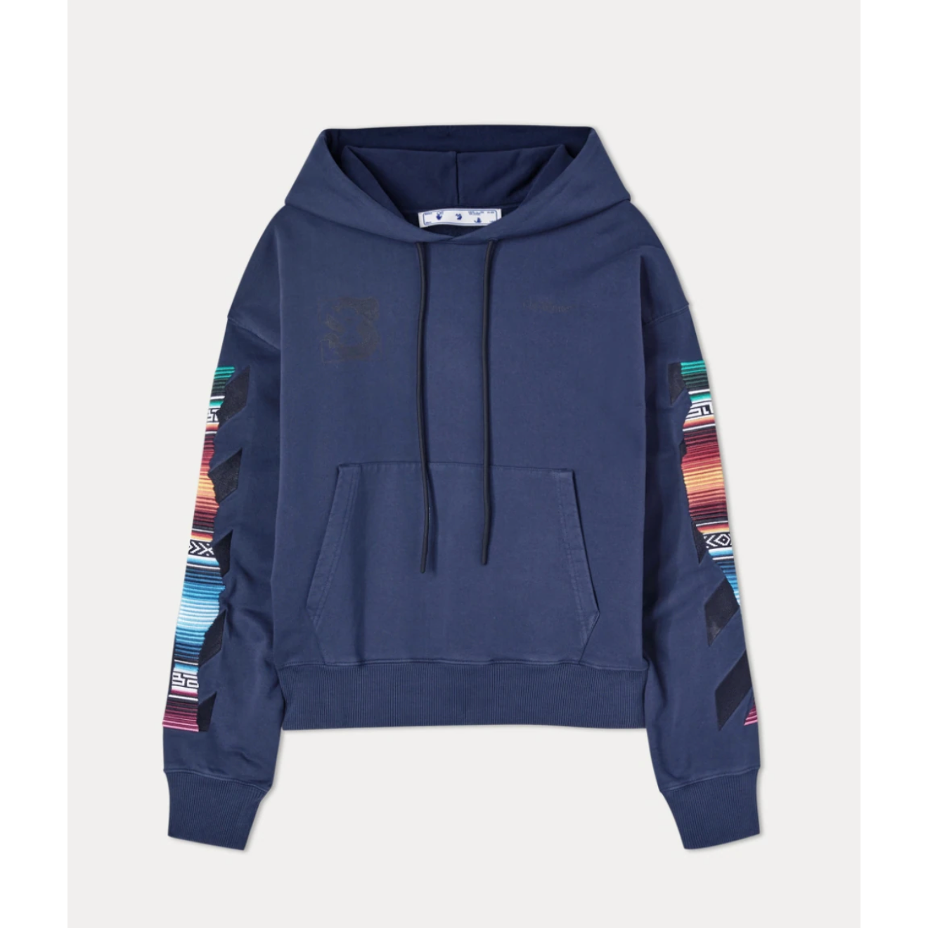 Off-White SLBxOW Over Hoodie Navy Blue