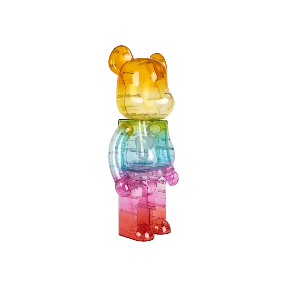 Bearbrick x Emotionally Unavailable Gradient Heart 1000% Multi Bearbrick x Emotionally Unavailable Gradient Heart 1000% Multi