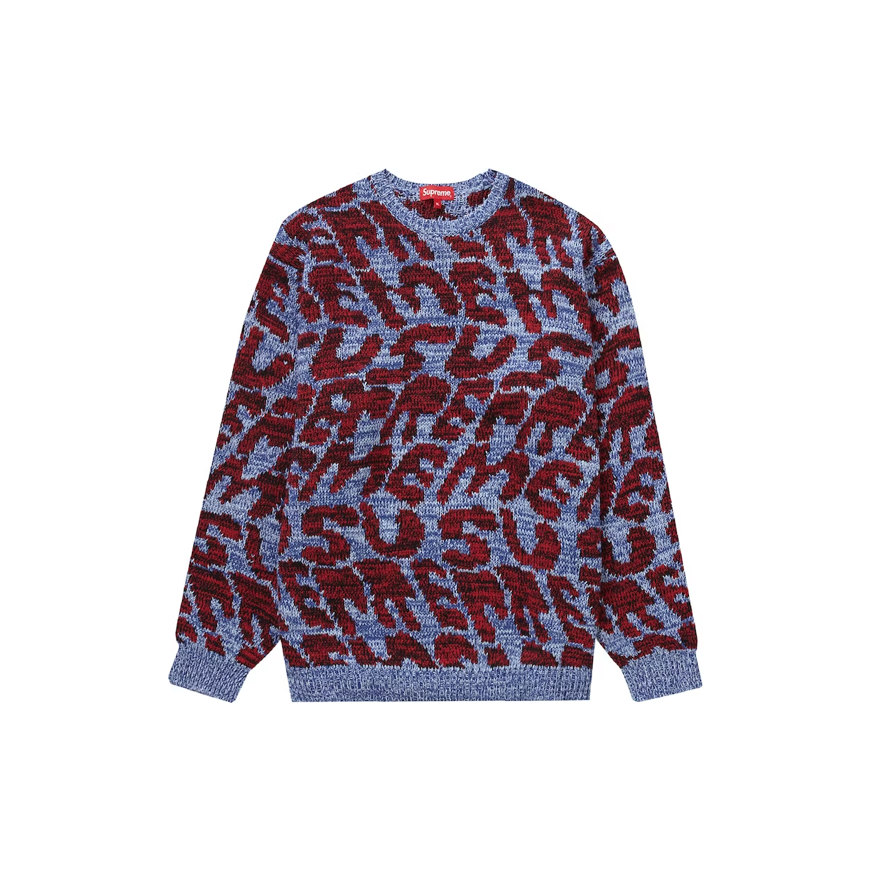 Supreme Stacked Sweater Blue