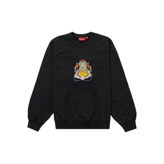 Supreme Crest Crewneck Black