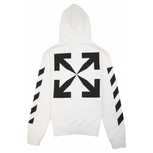 Off-White Arrow Slim Hoodie White Black