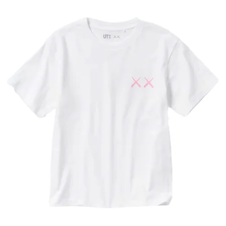 KAWS x Uniqlo Kids UT Short Sleeve Graphic T-shirt White