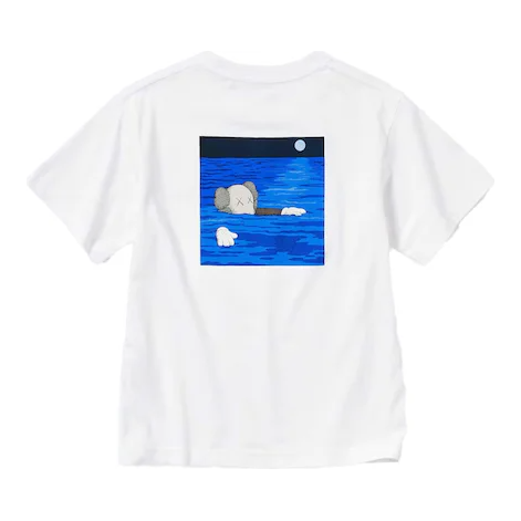 KAWS x Uniqlo Kids UT Short Sleeve Artbook Cover T-shirt White