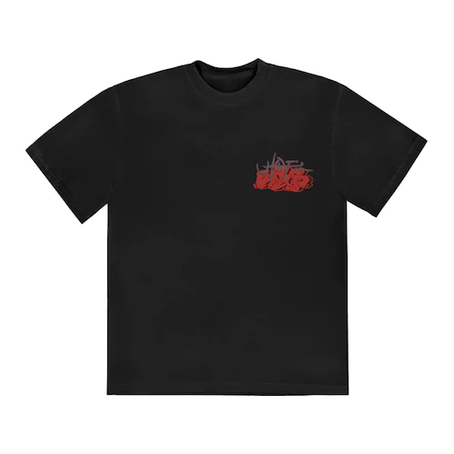 Travis Scott x KAWS Utopia II Tee Black